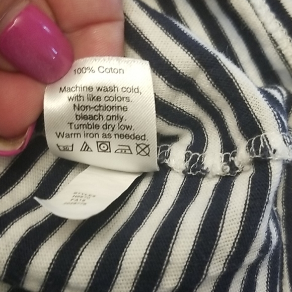 ❣Dark navy and white striped top - Picture 7 of 7